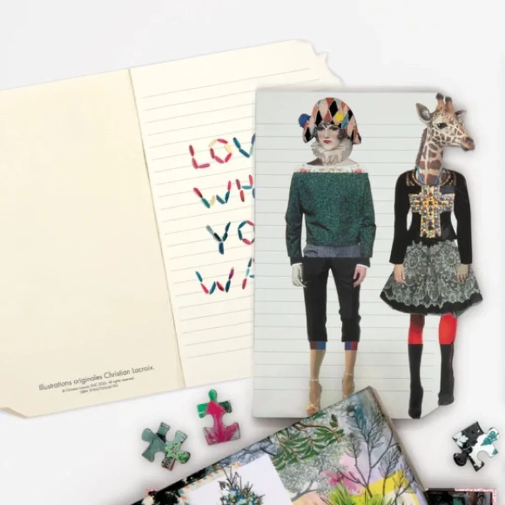Christian Lacroix Heritage Collection Love Who You Want Die-Cut Notebook, NWT